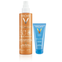 Vichy Capital Soleil Spray Fluide Invisible Spf50 + Lait Apaisant Après-Soleil 2 - 2 Pièces