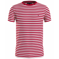 Tommy Hilfiger TH Flex Slim-Fit Striped T-Shirt pour Hommes