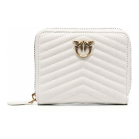 Pinko 'Logo-Plaque Quilted' Portemonnaie für Damen