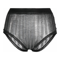 Paco Rabanne Culotte taille-haute 'Bead-Embellished' pour Femmes