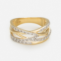 Diamanta Women's 'Entrelacs Eternel' Ring