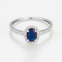 Diamanta Women's 'Royal Blue' Ring