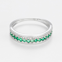 Diamanta Women's 'Double Voie' Ring