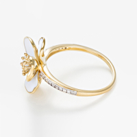 Diamanta Women's 'Orchidée' Ring