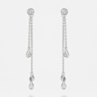 Diamanta Women's 'Diamond Falls' Earrings