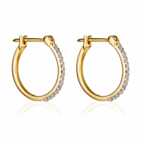 Diamanta Women's 'Créoles Sublimes' Earrings