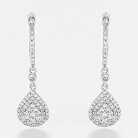 Diamanta Women's 'Princesse Stella' Earrings