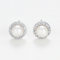 Diamanta Women's 'Perles Enchantées' Earrings