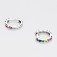 Diamanta Women's 'Colorful Love' Earrings