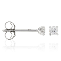 Diamanta Women's 'Single Diamond' Earrings