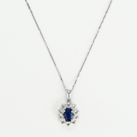 Diamanta 'Etoile Bleue' Halskette für Damen
