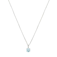 Diamanta Women's 'Blue Light' Necklace