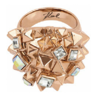 Karl Lagerfeld 'Essentials Pyramid' Ring für Damen