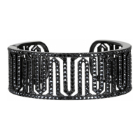 Karl Lagerfeld 'Essentials Black Deco' Armband für Damen