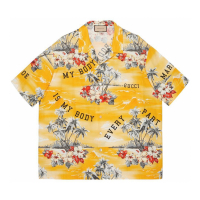 Gucci Men's 'Landscape' Short sleeve shirt