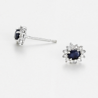 Le Diamantaire Boucles d'oreilles 'Etoile' pour Femmes