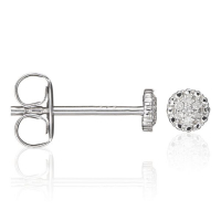 Le Diamantaire Boucles d'oreilles 'Round Stud' pour Femmes