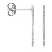 Le Diamantaire Women's 'Straight Fall' Earrings