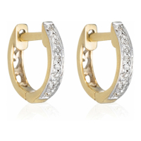 Le Diamantaire Boucles d'oreilles 'Anneau' pour Femmes