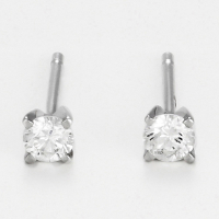 Le Diamantaire Boucles d'oreilles 'Single' pour Femmes