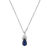 Le Diamantaire Women's 'Larme' Pendant with chain