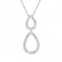 Le Diamantaire Women's 'Gouttes Duo' Pendant with chain