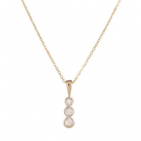 Le Diamantaire Women's 'Mini Trilogy' Pendant with chain