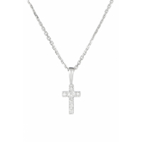 Le Diamantaire Women's 'Mini Croix' Pendant with chain