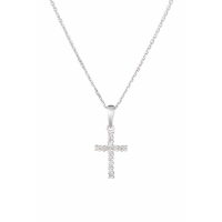 Le Diamantaire Women's 'Croix Du Bonheur' Pendant with chain