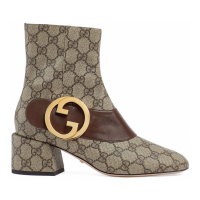 Gucci Women's 'Blondie GG Supreme' Ankle Boots