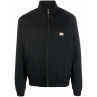 Dolce&Gabbana Men's 'Logo Plaque Lightweight' Jacket