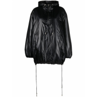 Saint Laurent Veste 'Logo Embroidered Hooded' pour Femmes