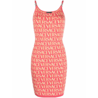 Versace Women's 'Allover Logo' Mini Dress