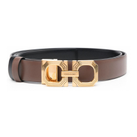 Salvatore Ferragamo Ceinture 'Gancini Buckle' pour Femmes