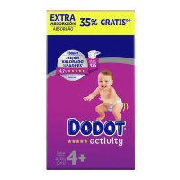 Dodot 'Activity Extra Size 4+' Diapers - 104 Pieces