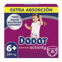 Dodot 'Activity Extra Size 6' Diapers - 88 Pieces