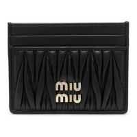 Miu Miu Porte-carte 'Textured' pour Femmes