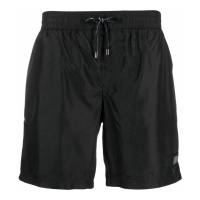 Dolce & Gabbana Men's 'Logo Plaque Drawstring' Swimming Shorts