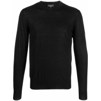 Emporio Armani Pull 'Embroidered Logo' pour Hommes