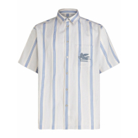 Etro Men's 'Pegaso Logo Embroidered' Short sleeve shirt