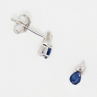 Diamanta Women's 'Larme De Saphir' Earrings