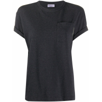 Brunello Cucinelli T-shirt 'Chest Pocket' pour Femmes