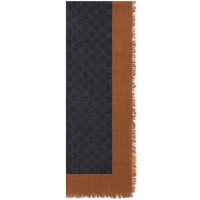 Gucci Men's 'Web Stripe' Wool Scarf