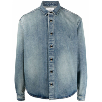 Saint Laurent Chemise en Jean 'Cassandre' pour Hommes