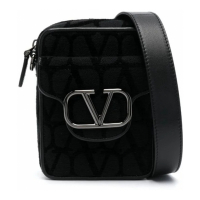 Valentino Garavani Men's 'Mini Locò Toile Iconographe' Shoulder Bag