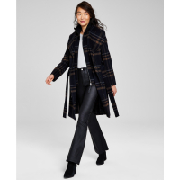 Calvin Klein 'Wool Blend Belted Wrap Coat' für Damen