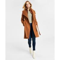 Calvin Klein 'Wool Blend Belted Wrap Coat' für Damen