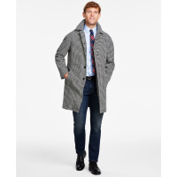 Tommy Hilfiger Modern-Fit Stretch Water-Resistant Houndstooth Overcoat für Herren