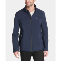 Tommy Hilfiger Soft-Shell Classic Zip-Front Jacket pour Hommes