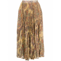 Etro 'Paisley Pleated' Midi Rock für Damen